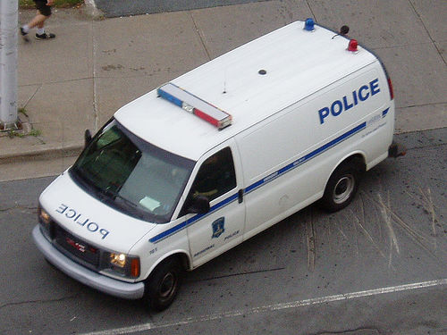 Halifax police paddy wagon